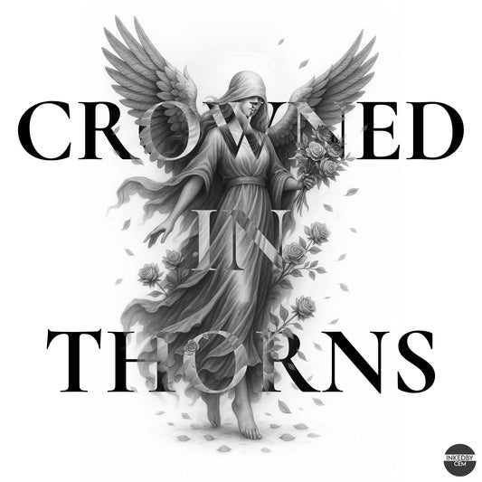 WING IV — Crowned In Thorns | Digital Tattoo Design