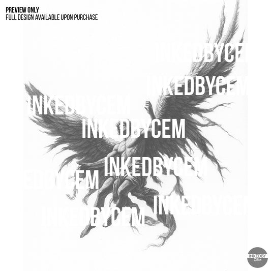 Icarus | Digital Tattoo Design