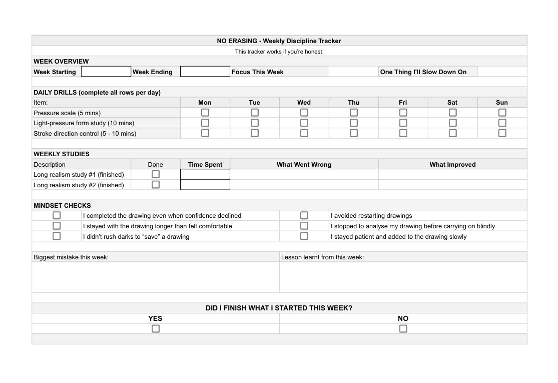 No Erasing | Ink Discipline for Ballpoint Pen Realism